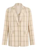 LIU JO checked blazer - Neutrals