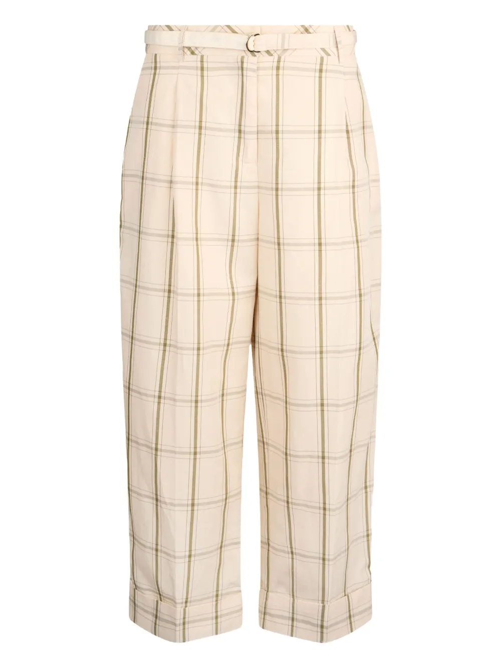 LIU •JO CHECKED TROUSERS