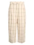 LIU JO checked trousers - Neutrals