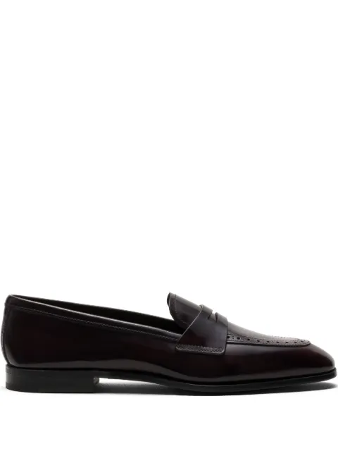 Church's polished-finish leather loafers