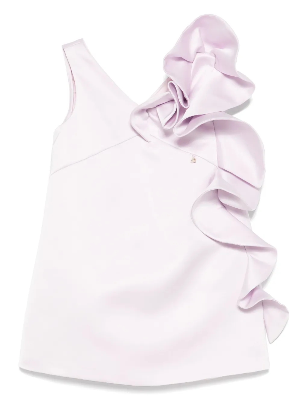 Elisabetta Franchi La Mia Bambina ruffle-detailed dress Roze