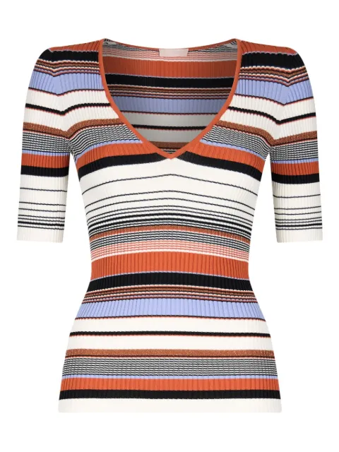 LIU JO stripped knit T-shirt