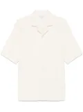 Sunspel towelling camp-collar shirt - Neutrals
