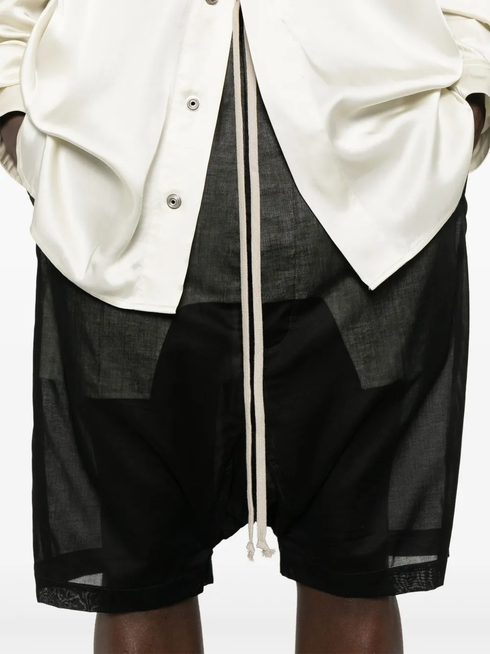 Rick Owens Pods shorts Zwart