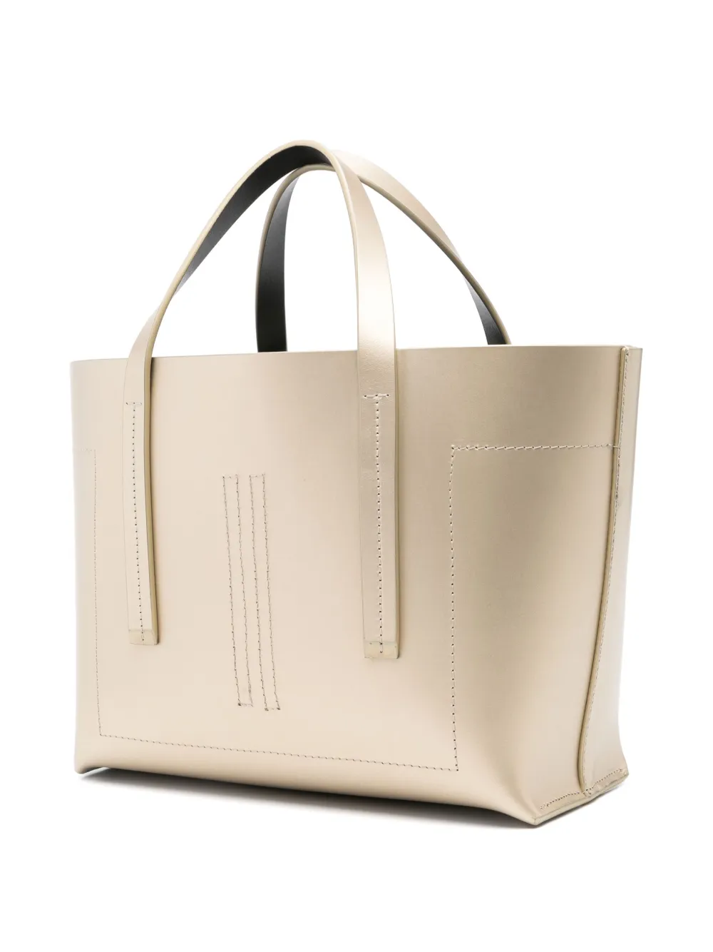 Rick Owens Metallic kleine shopper Goud