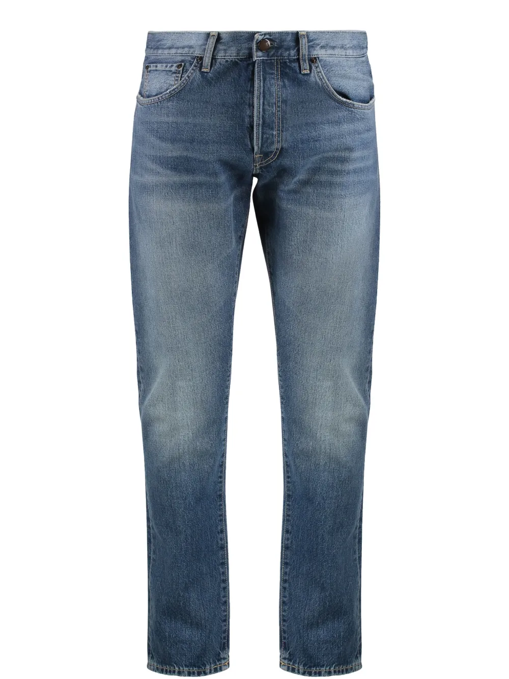 PT Torino Jeans con design a cinque tasche - Blu