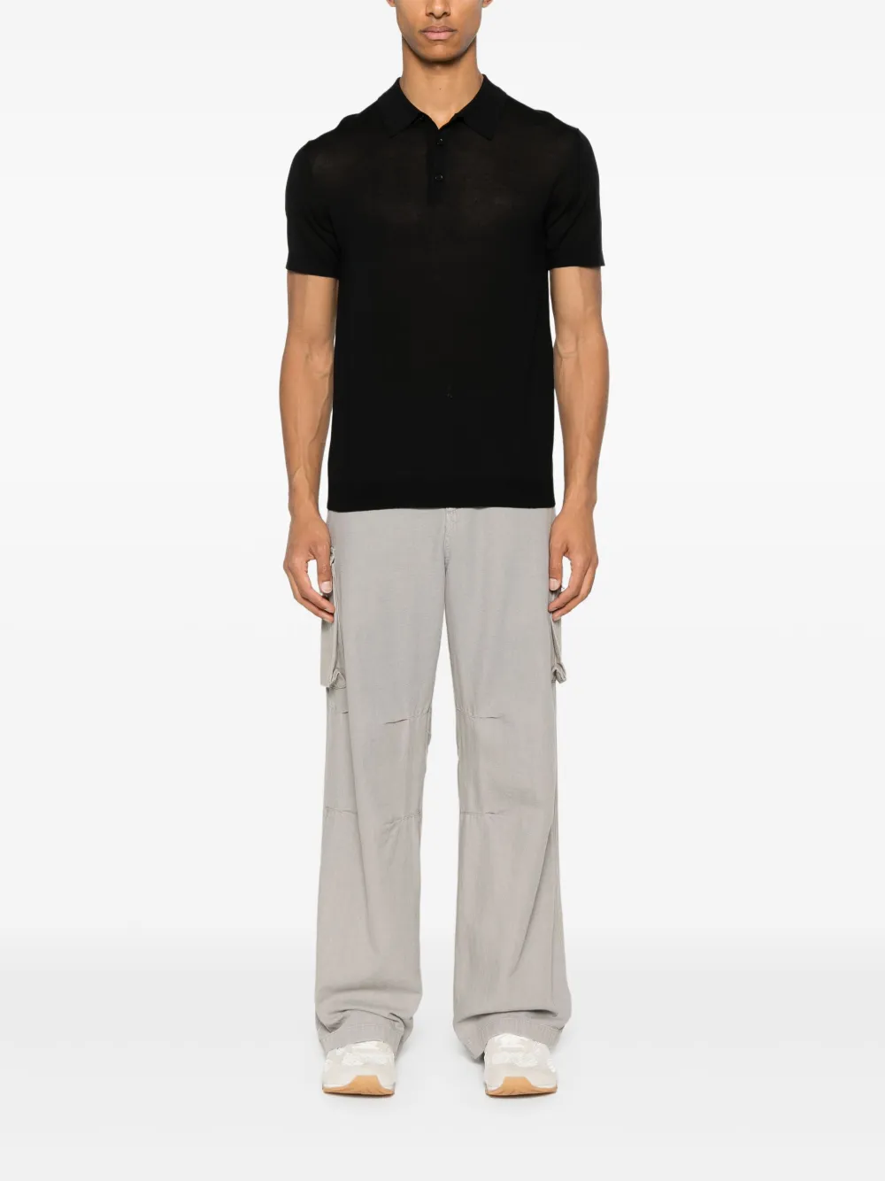 J.Lindeberg Ridge poloshirt - Zwart
