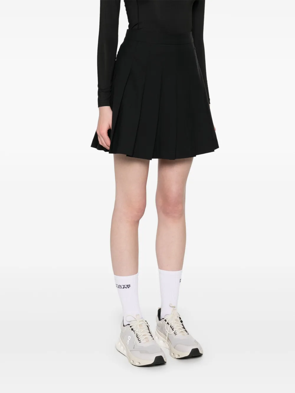 Shop J. Lindeberg Adina Mini Skirt In Black