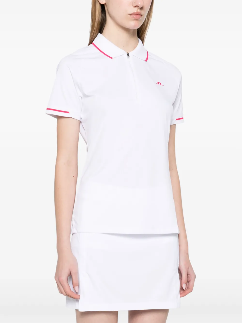 Shop J. Lindeberg Lee Polo Top In White