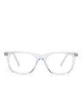 Miu Miu Eyewear logo-lettering glasses - White