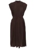 JOSEPH Davidge midi dress - Brown