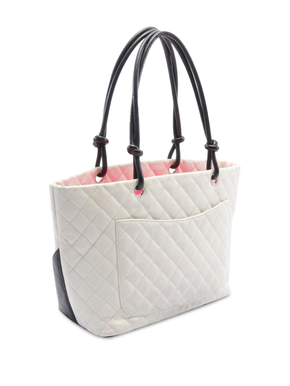 CHANEL Pre-Owned 2004-2005 grote Cambon Ligne shopper - Wit