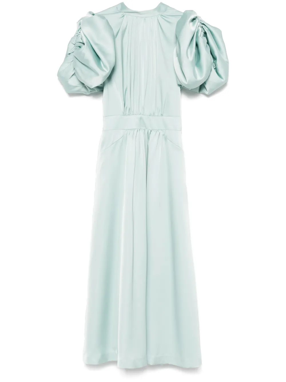 ROTATE BIRGER CHRISTENSEN robe mi-longue à manches bouffantes | bleu | Image 1