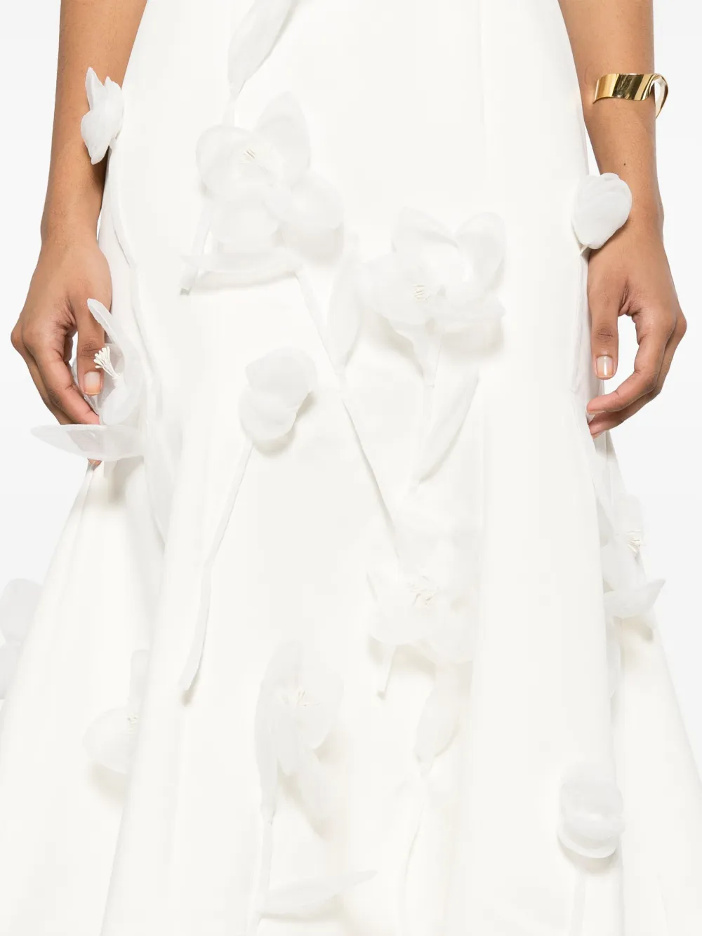 Rotate Birger Christensen Lily Midi Dress In 中性色