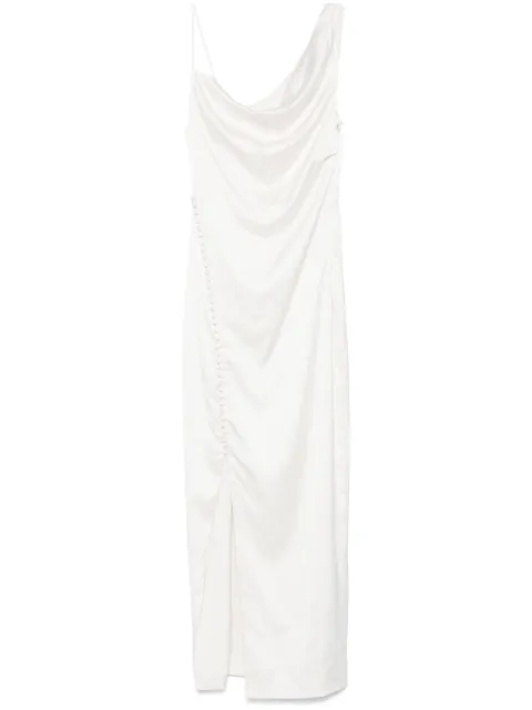 ROTATE BIRGER CHRISTENSEN vestido en satén drapeado
