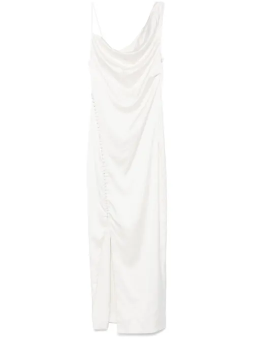 Robe en satin à design drapé - ROTATE BIRGER CHRISTENSEN - Modalova