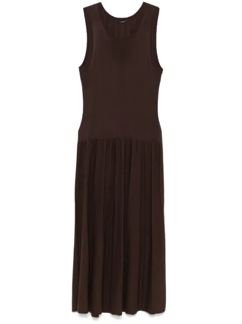 JOSEPH vestido midi tejido de canalé