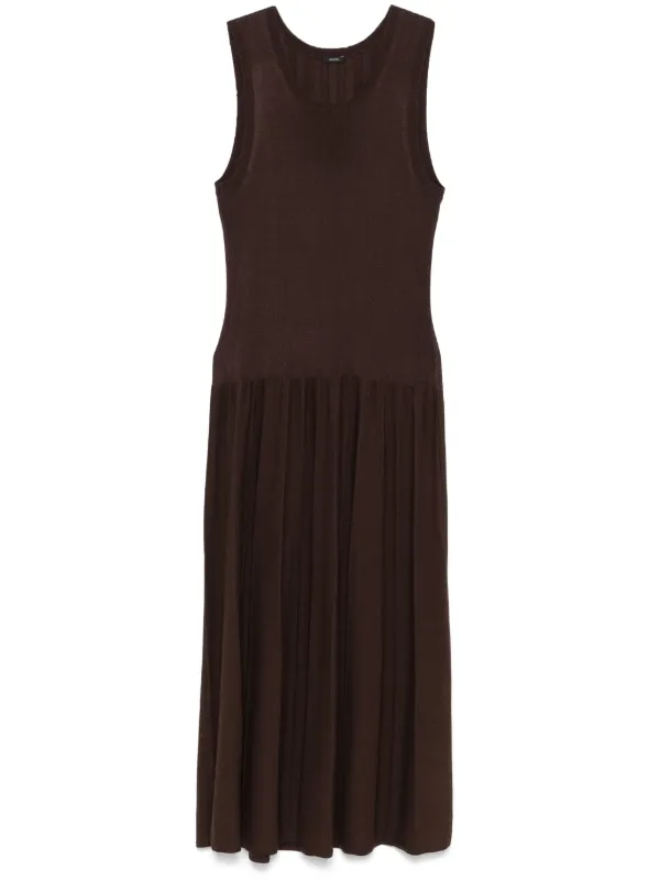 sachin and babi light blue dress Brown Polka Dot Drop Waist Midi Dress  Clothe Boutique