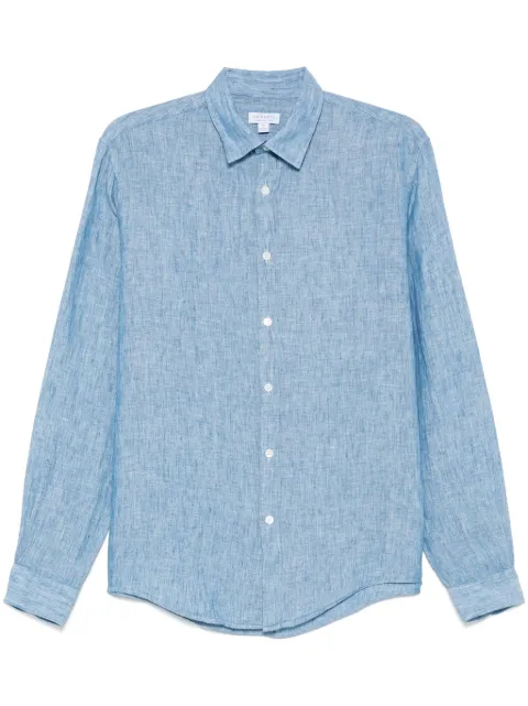Sunspel camisa de lino