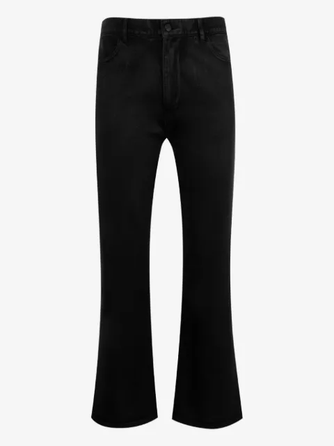 MIDNIGHT RODEO  waxed bootcut trousers