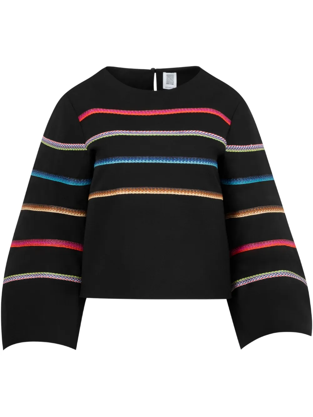 Rosie Assoulin Maglione a righe - Nero
