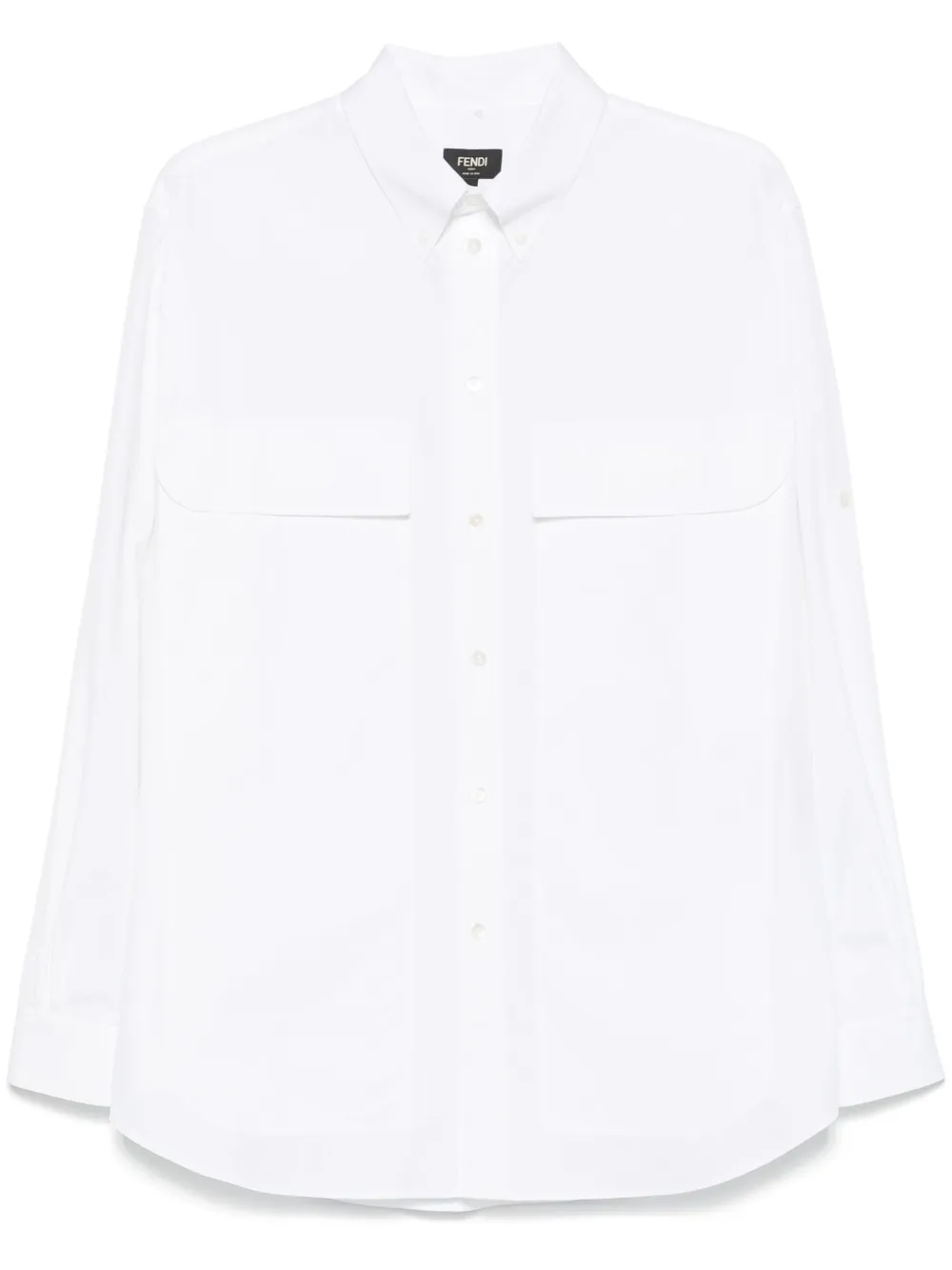 FENDI camisa de algodón | blanco | Image 1