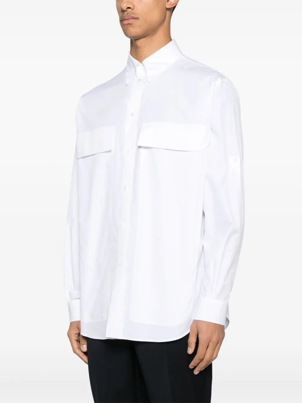 FENDI Katoenen overhemd Wit