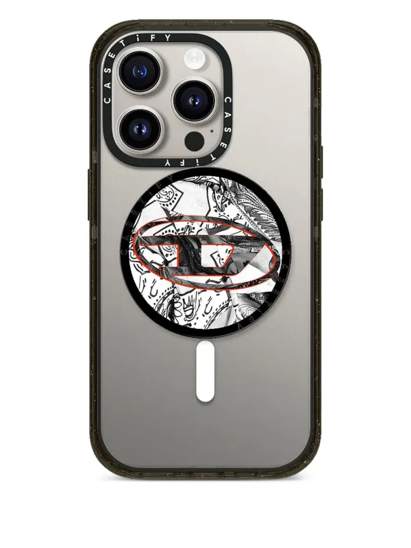 Diesel x Casetify グリップスタンド | ブラック | FARFETCH JP