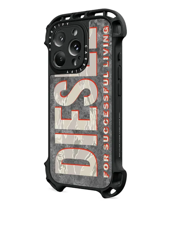 売り切れ必至！ CASETiFY x Diesel Moulded FARFETCH | Brown | Case Pro 16 iPhone iPhoneアクセサリー