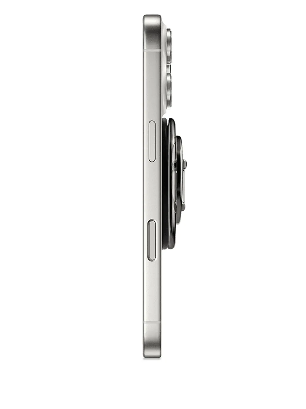 Diesel x CASETiFY telefoonhouder met logoplakkaat Zilver