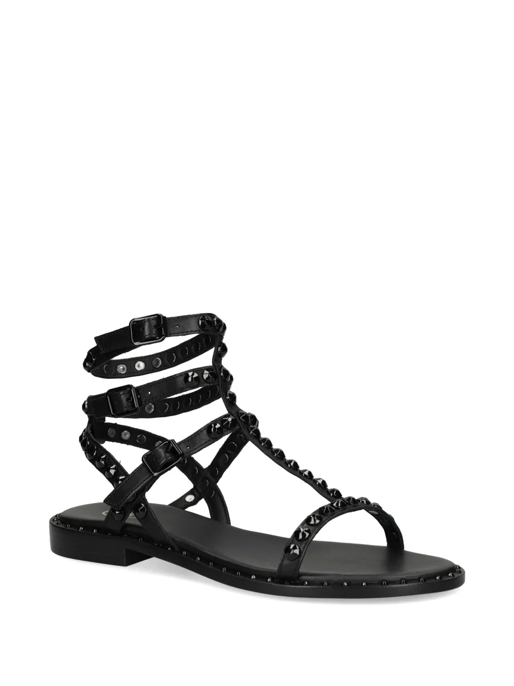 Ash leather sandals - Zwart