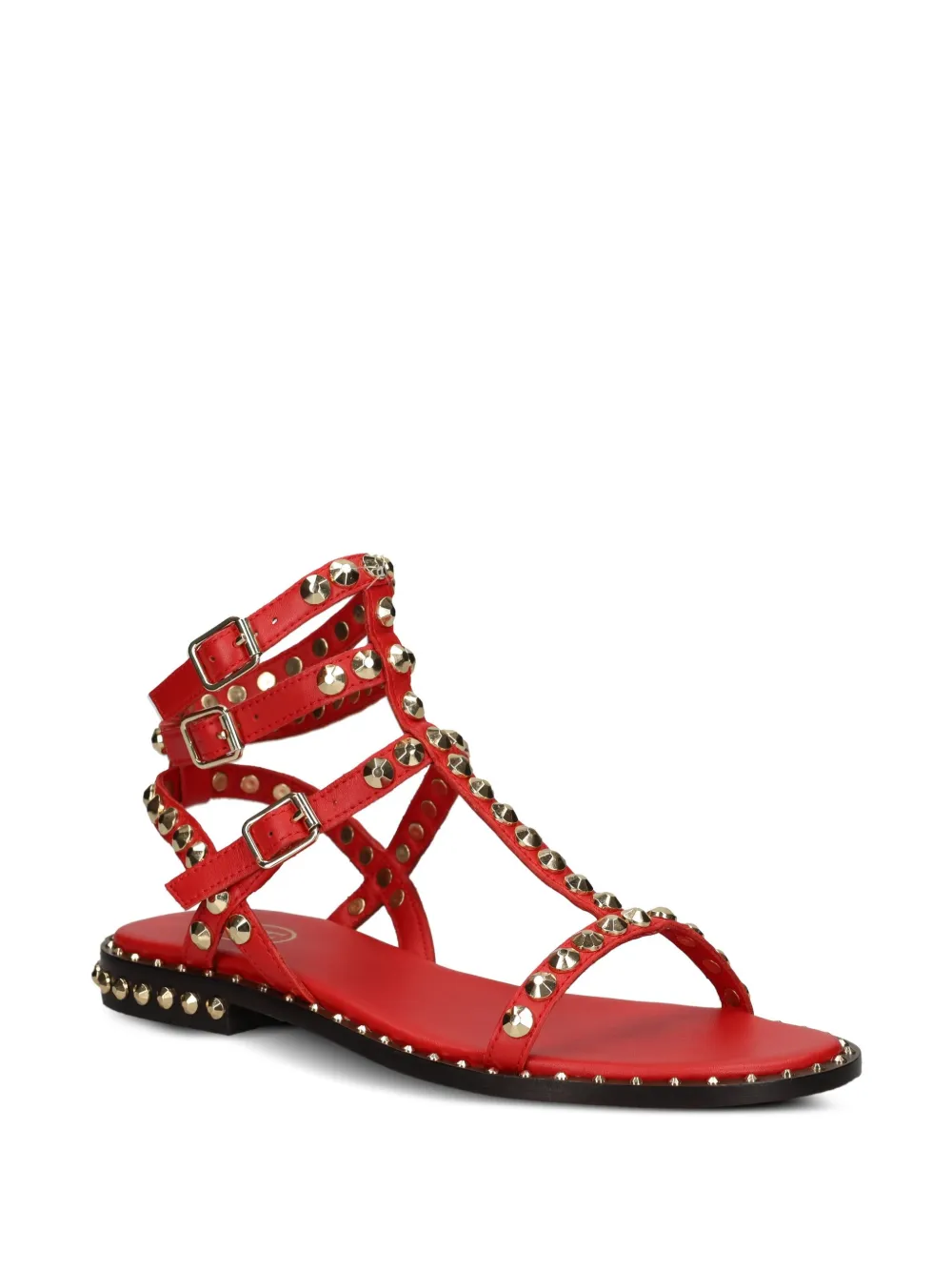 Ash leather sandals Red