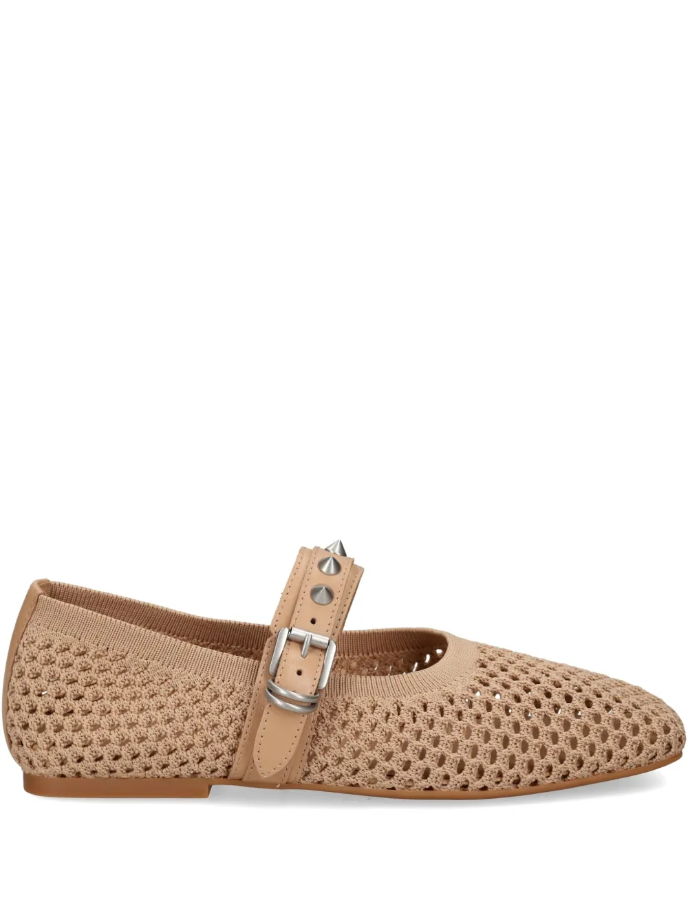 Ash interwoven ballerinas Beige