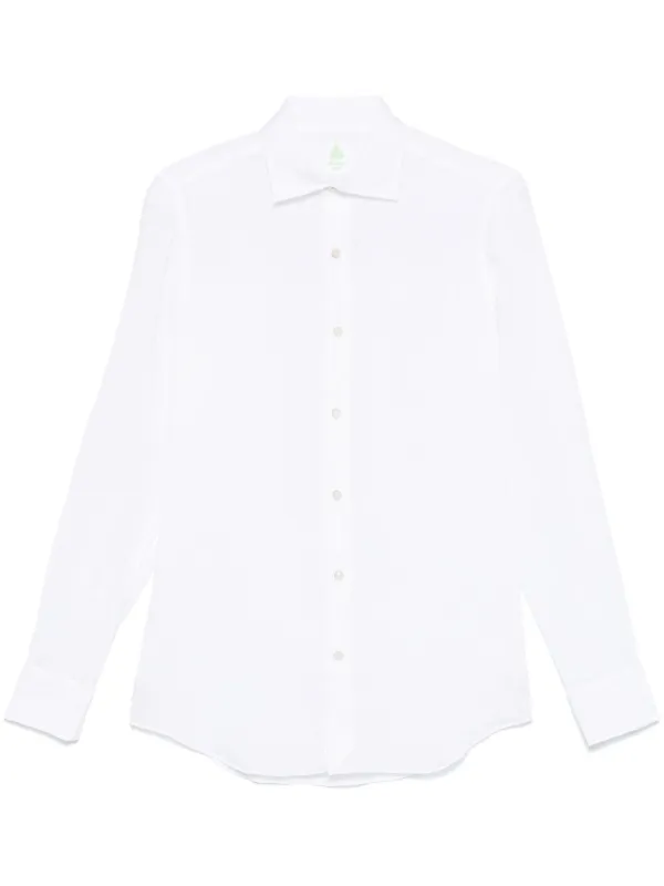Finamore Napoli ホワイト 40 Finamore 1925 Napoli リネンシャツ | ホワイト | FARFETCH JP