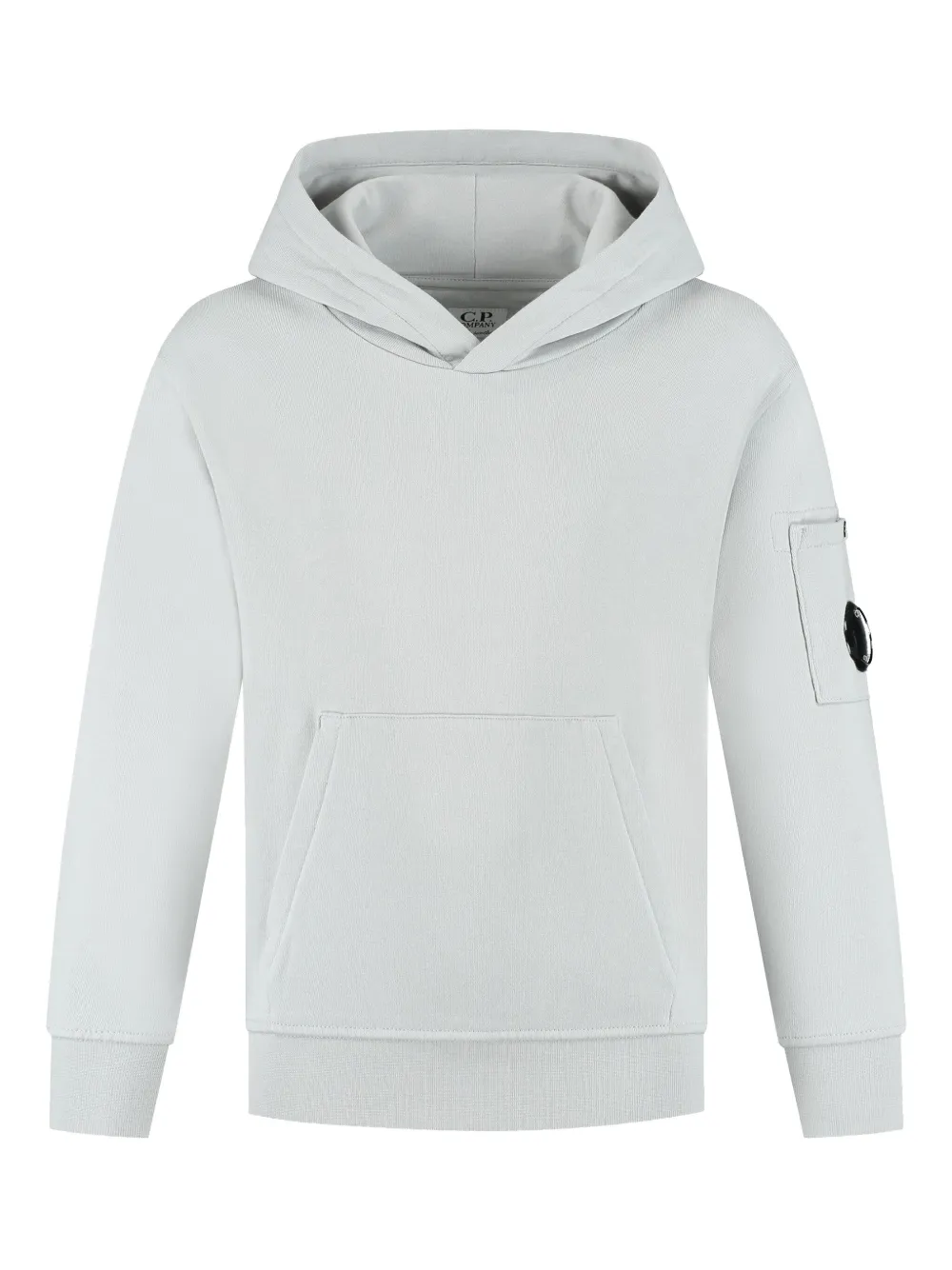 C.P. Company Kids Hoodie met lensdetail Grijs