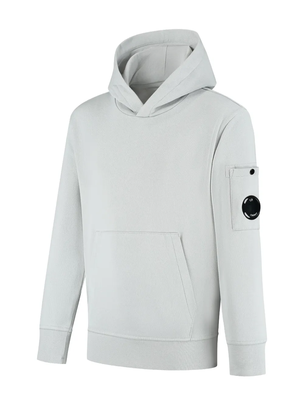 C.P. Company Kids Hoodie met lensdetail Grijs