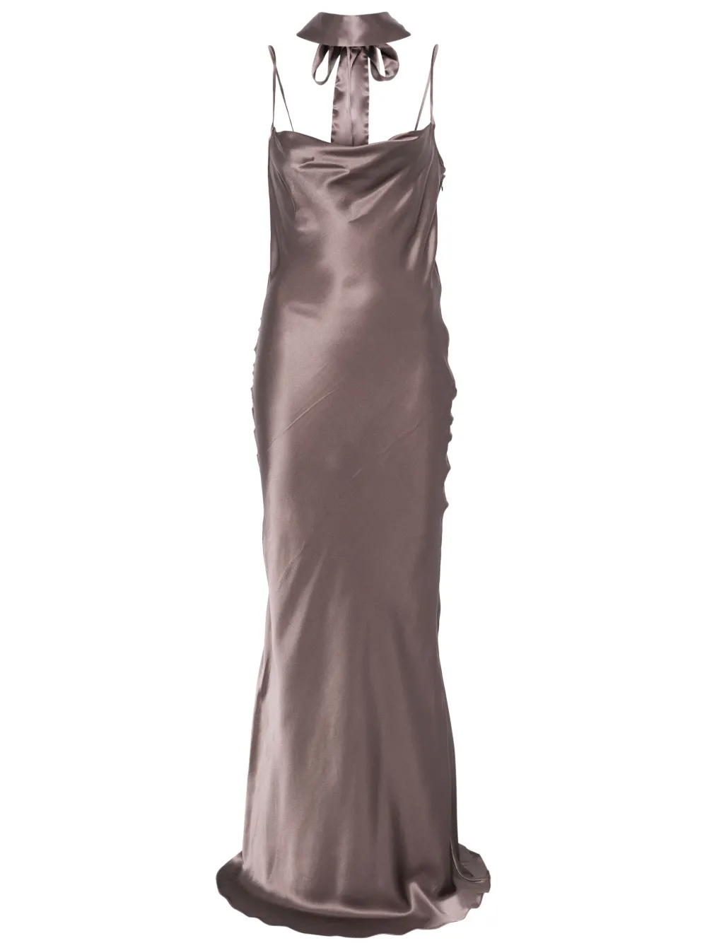 Vivie silk gown