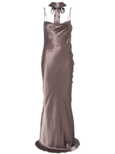 MANURI vestido de fiesta de seda Vivie