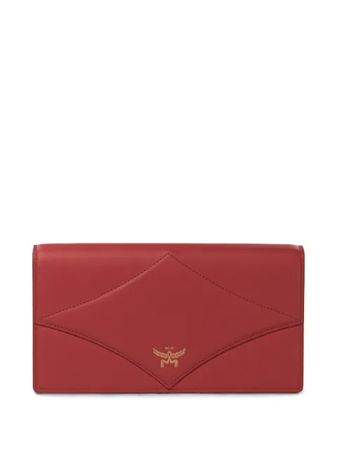MCM diamond-quilted clutch bag