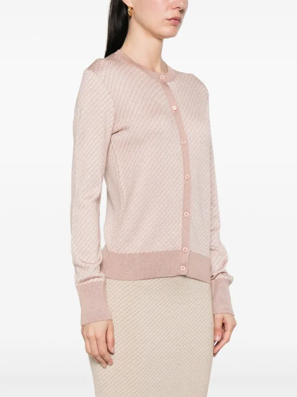 FENDI ピンクのカーディガン Fendi x SKIMS Embossed Cardigan Colorado - FW21 - US
