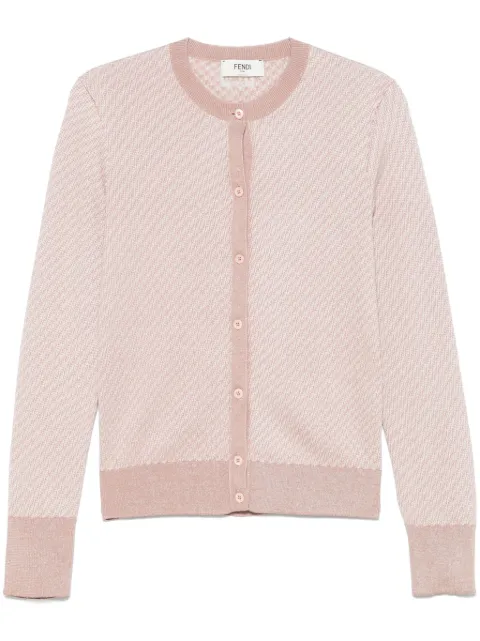 FENDI Cardigan aus FF-Jacquard
