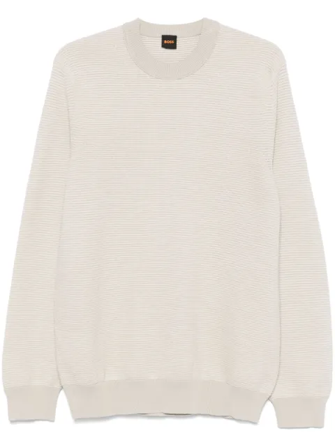 BOSS crew-neck sweatshirt 