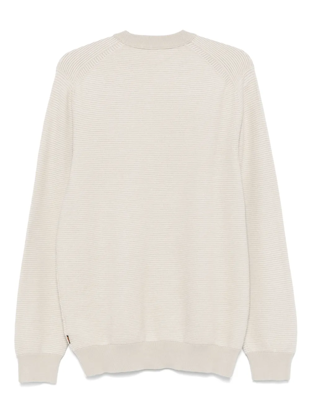 BOSS Sweater met ronde hals - Beige