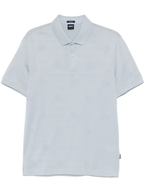 BOSS Double-B monogram polo shirt 