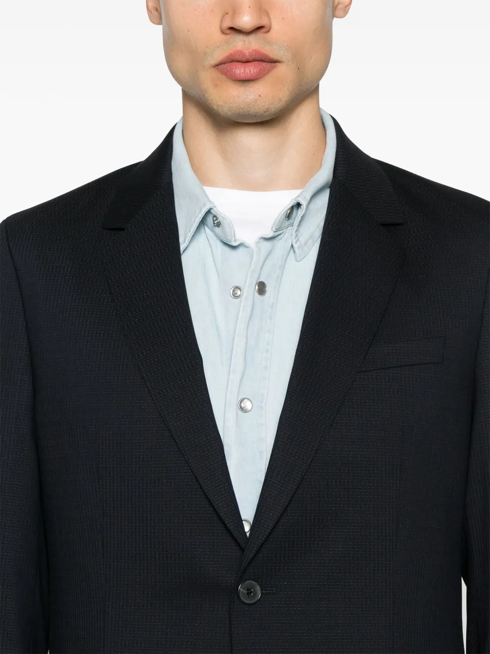 BOSS Pak met enkele rij knopen Blauw