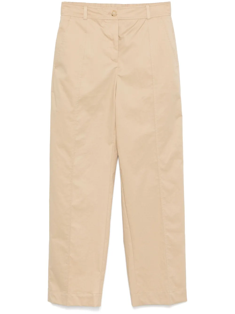 BOSS Straight broek Bruin