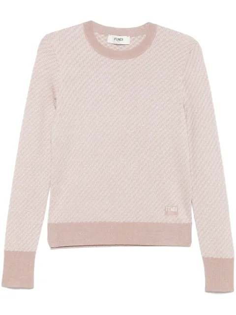 FENDI FF-jacquard T-shirt