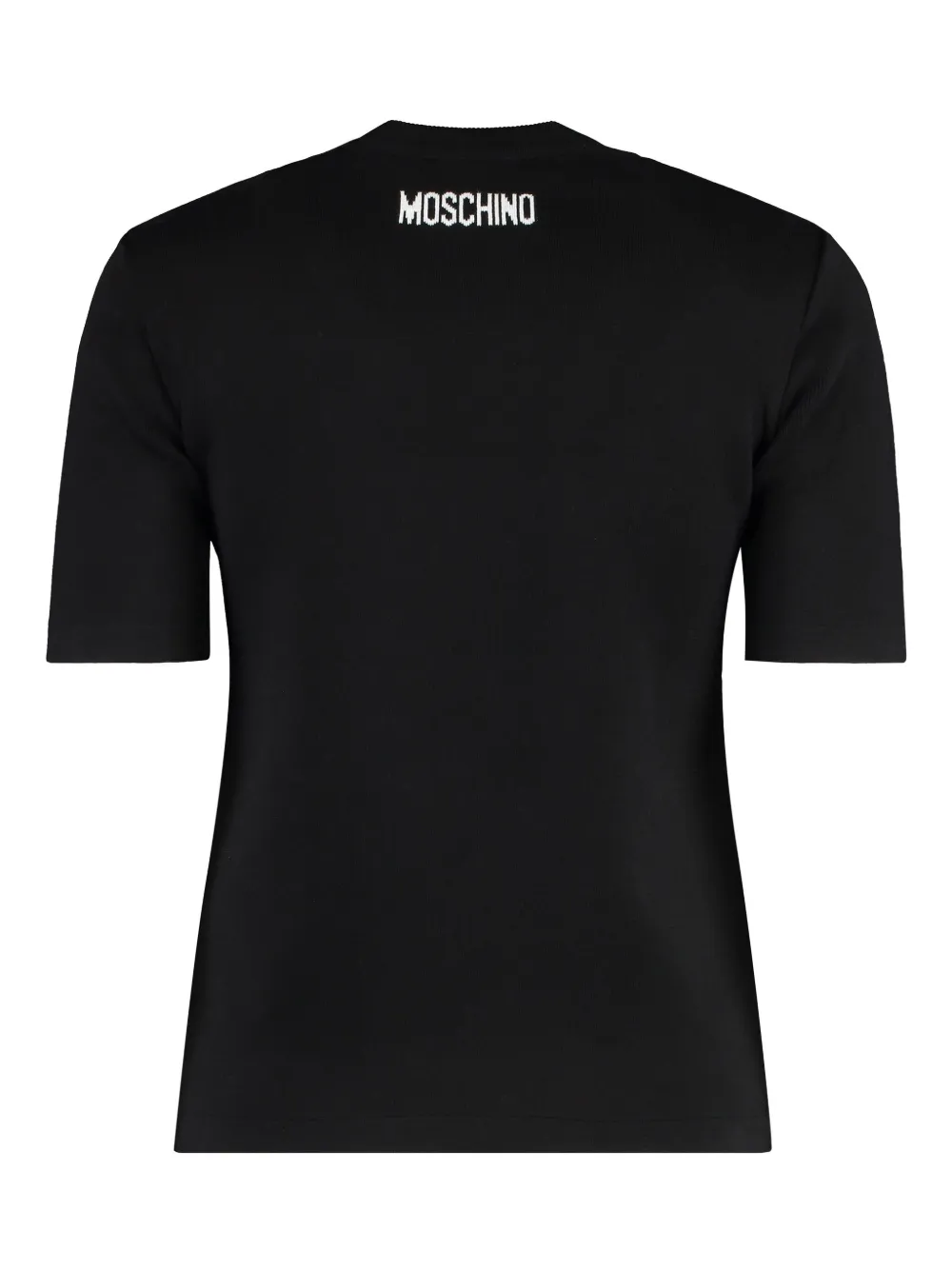 Moschino T-shirt met grafische stempel Zwart