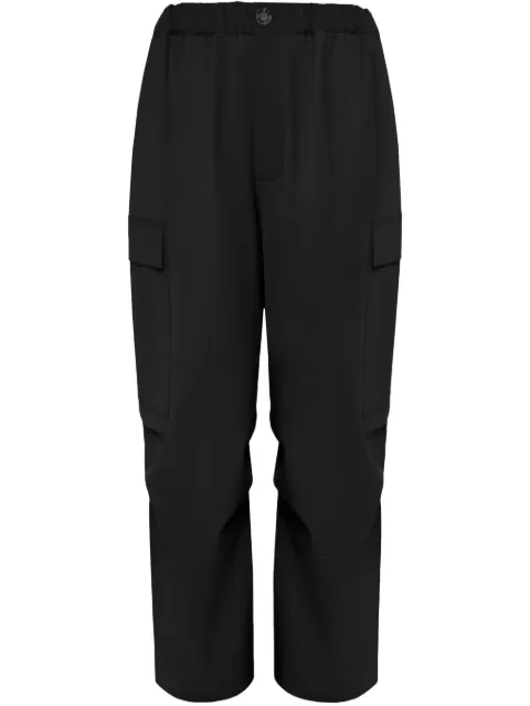 0711 pantalones cargo con diseño recto