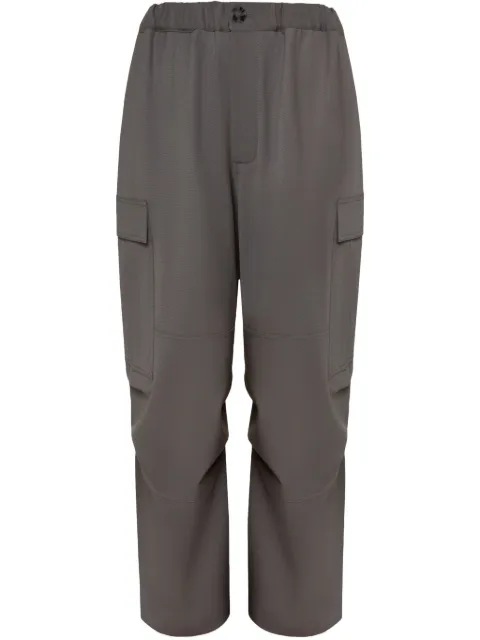 0711 pantalones cargo con diseño recto